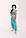 Дитячий карнавальний східний костюм східна красуня Жасмін для дівчинки GH на зріст від 104 до 110 см блакитний, фото 2