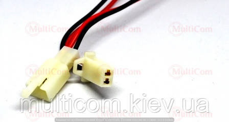 01-16-052. Роз'єм живлення 2-х контактний (CAR2), з кабелем, фото 1