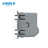 Розумний механізм датчик звуку та освітленості Livolo білий ZigBee (VL-FCJZ-2WP), фото 4