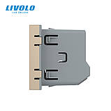 Розумний механізм датчик звуку та освітленості Livolo золотий ZigBee (VL-FCJZ-2AP), фото 4