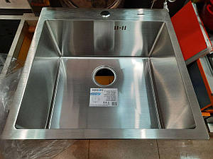 Мийка  кухонна ZEGOR ML-5151ST врізна 2,5/1.0 мм (нерж. сталь)