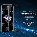 Захисне скло Nillkin для Asus ROG Phone 5 (CP + PRO) Tempered Glass Black з олеофобним покриттям, фото 7
