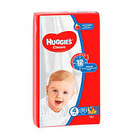 Подгузники Хаггис классик Huggies Classic Jumbo Pack 4 (50 шт / 7-18 кг)