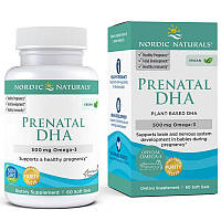 Жирные кислоты Nordic Naturals Prenatal DHA Vegan, 60 капсул