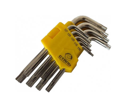 Набір Г-подібний ключів Сталь TORX, фото 1