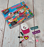 Набір дитячий для манікюру 7420 із сушаркою для нігтів, лаки, наклейки, фото 3