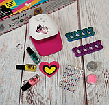 Набір дитячий для манікюру 7420 із сушаркою для нігтів, лаки, наклейки, фото 4
