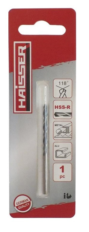 Свердло для металу Haisser HSS-R 4.2х43х75м Cobalt DIN 338