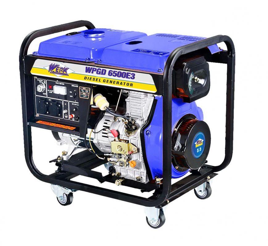 Дизельний генератор Werk WPGD 6500E3
