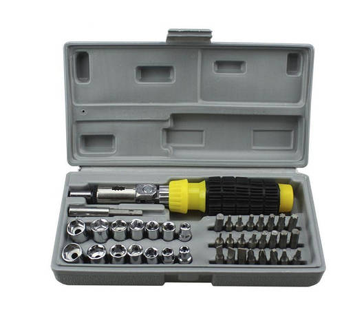 Набір викрутка з бітами 41в1 Сталь (49052), фото 1