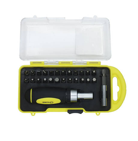 Набір викрутка з бітами Сталь, 26 одиниць (49095), фото 1