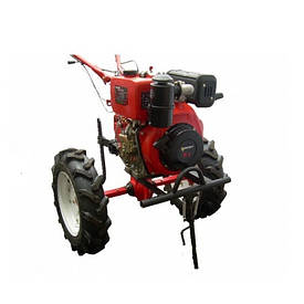 Дизельний культиватор Forte 1350E (колеса 12", червоний)