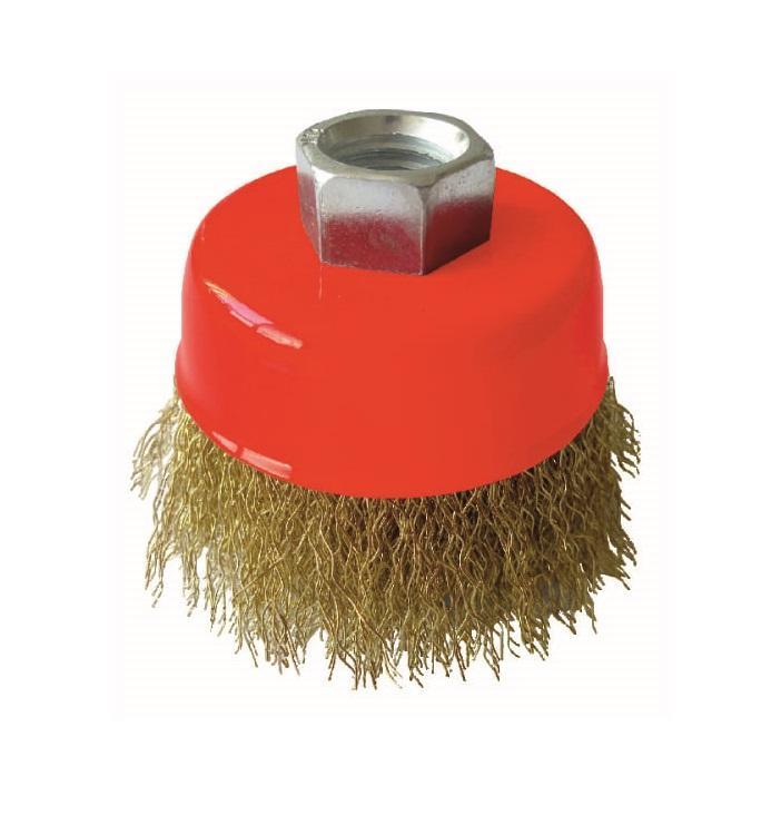 Щітка торцева рифлена Werk 125мм