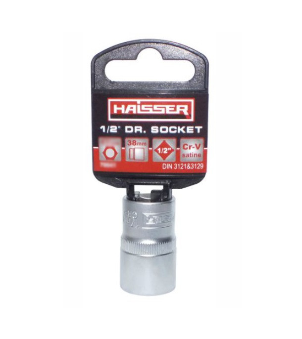 Головка торцева 12-гранна сатинова Haisser 1/2", 24*38мм (70157)