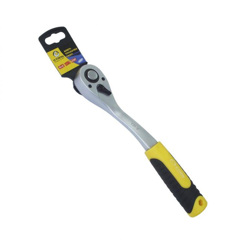 Ключ-тріскачка Сталь Profi 3/8", 72 зуба (70136)