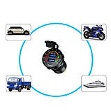 12 V 24 КК 3,0 Автомобільний заряд з двома USB-портами і вольтометром, фото 8