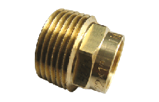 Муфта під пайку різьбова ВП (внутрішня пайка) х НР (зовнішня різьба)