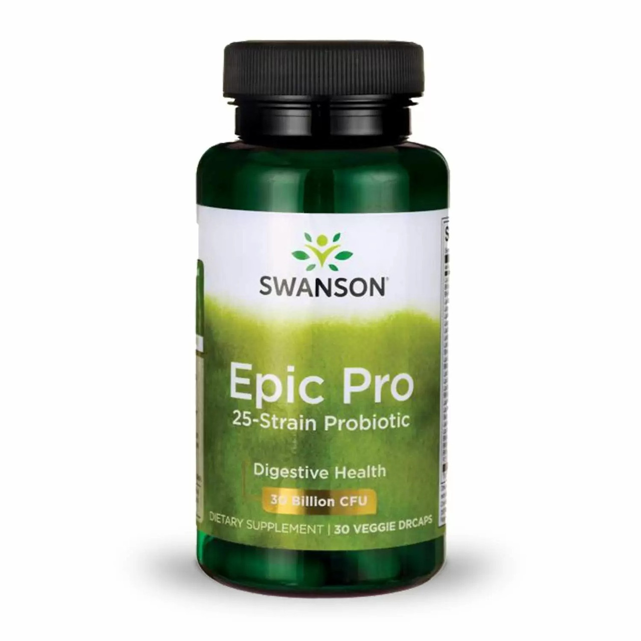 Swanson, Epic-Pro, 25 штамів, 30 млрд ДЕЩО, Пробіотики, 30 капсул вегетаріанських