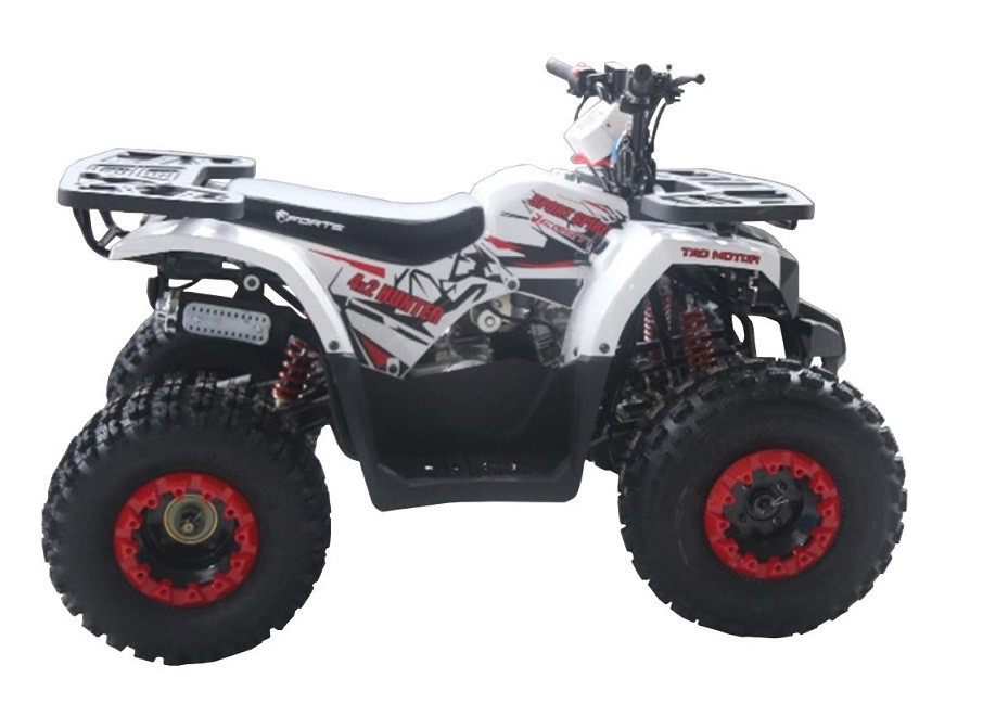 Квадроцикл Forte Hunter 125 (біло-червоний)
