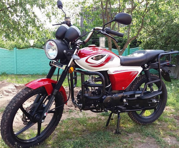 Мотоцикл Forte Alfa New FT125-K9A (червоний), фото 1