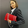 Сумка Assa 1273-17366 шкіряна жіноча червона, фото 6