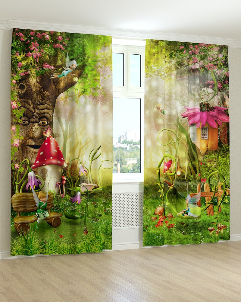 Фотоштори фрески в дитячий будинок феї, фото 1