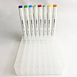 Підставка для маркерів на 80 предметів, органайзер для канцелярського приладдя, фото 2