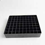 Підставка для маркерів на 80 предметів чорного кольору, органайзер для канцелярського приладдя, фото 2