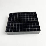 Підставка для маркерів на 80 предметів чорного кольору, органайзер для канцелярського приладдя, фото 4