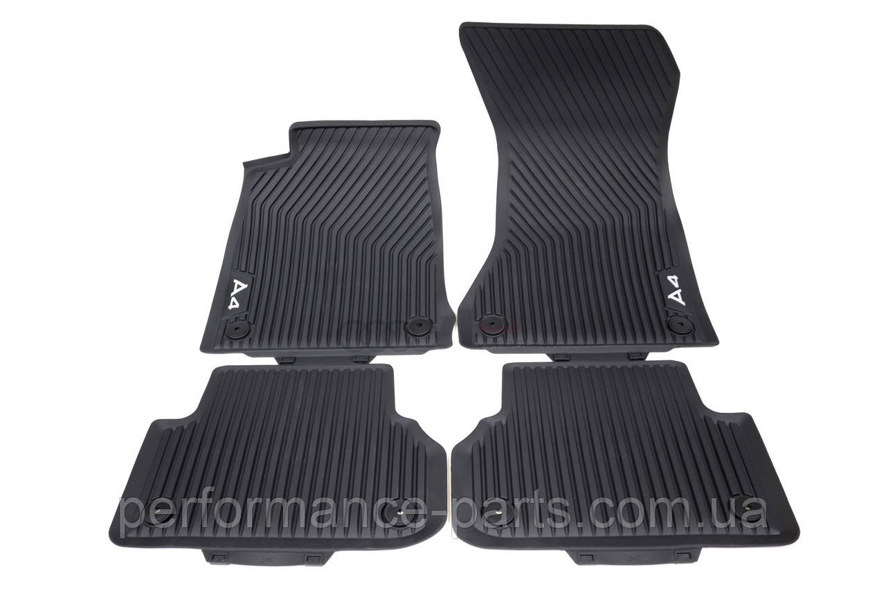 Коврики гумові Audi A4 A5 8W 2017> оригінальні комплект 4 штуки 8W1061501041 8W0061511041