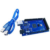 Плата Arduino Mega 2560 ATmega2560-16AU + USB кабель