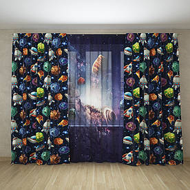 Фотоштори і фототюль дитячі планети