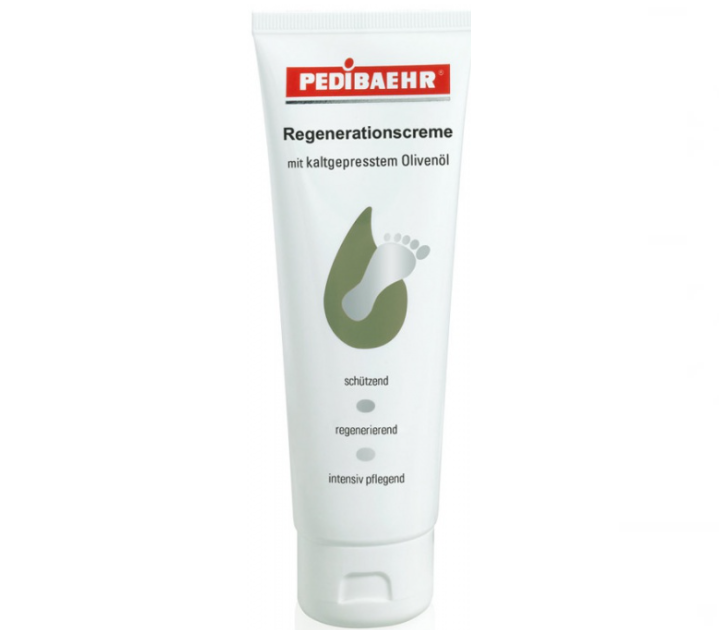 Регенеруючий крем для ніг BAEHR з оливковою олією, 125 мл