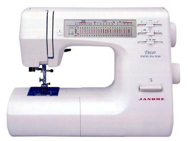 Електромеханічна швейна машина Janome Decor Excel Pro 5124