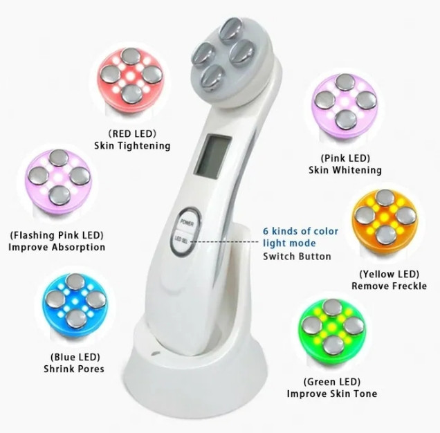 Масажер для шкіри обличчя Lift Up Beauty Instrument (Омолодження, EMS, РФ ліфтинг, Мікрострум)