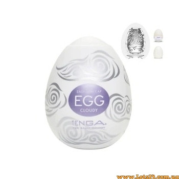 Мастурбатор чоловічий Tenga EGG Cloudy чоловічий мастурбатор тенга силіконова вагіна тенга егг для чоловіків, фото 1
