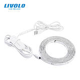 Розумна Wi-Fi світлодіодна LED стрічка 2M 5050 RGB 5 вольт Livolo (VL-XL001), фото 4