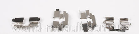 QUICK BRAKE (Данія) 109-1773 — Комплект притискних пластинок задніх колодок на Renault Scenic 3, фото 3