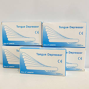 Дерев'яні шпателі для шугарінга (100 шт), фото 1