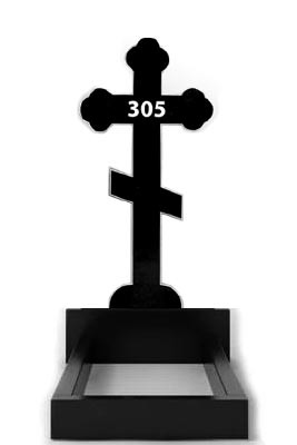 Хрест з граніту на могилу (100-50-5) №305