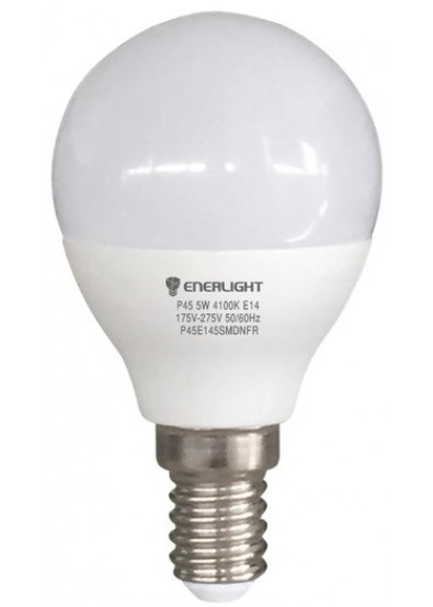 Лампа світлодіодна ENERLIGHT С37 5Вт 4100К Е14, фото 1