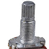 Потенціометри B250 для гітари електрогітари потенціометр 18 мм резистор сірі, фото 3