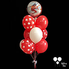 Фонтан з куль на День Народження з індивідуальною написом.