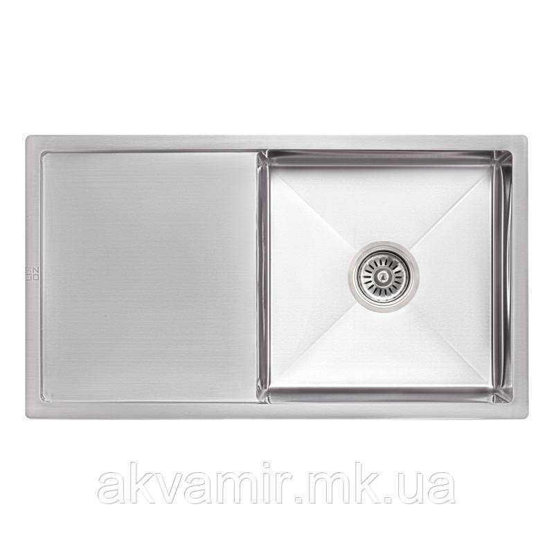Мийка Lidz H7844 Brush 3.0/1.0 mm врізна (нерж. сталь) інтегрована