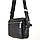 Сумка чоловіча шкіряна повсякденна маленька Tom Stone 125 B чорна, фото 3