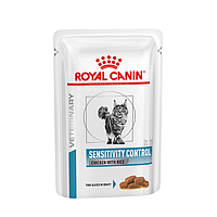 Royal Canin Sensitivity Control Chicken & Rice 85 г корм для котов при проблемах с ЖКТ и аллергии