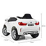 Дитячий електромобіль на акумуляторі BMW X6 JJ2199 з пультом радіокерування для дітей 3-8 років білий, фото 8