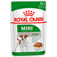 Влажный корм для собак Royal Canin Mini Adult кусочки в соусе 85 г
