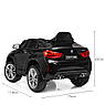 Дитячий електромобіль на акумуляторі BMW X6 JJ2199 з пультом радіокерування для дітей 3-8 років чорний, фото 4