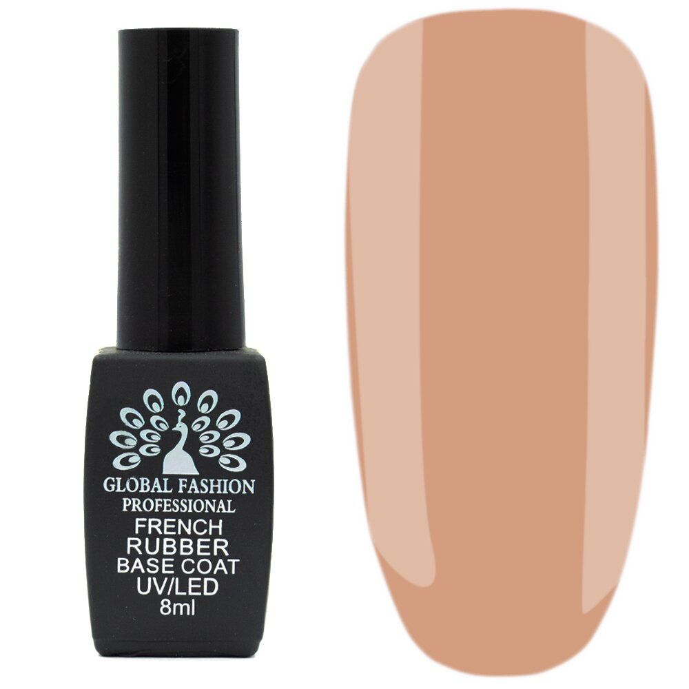 База для гель-лаку Global Fashion 8 мл French Rubber Base Coat No 02